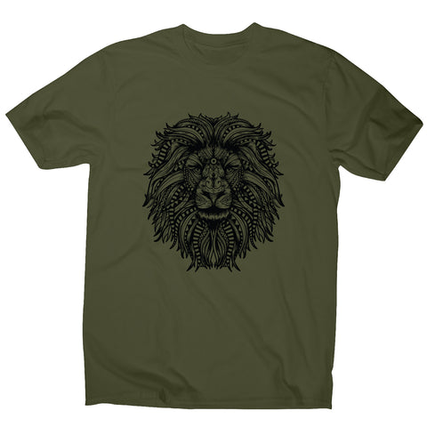 Mandala lion - men's funny illustrations t-shirt - Graphic Gear