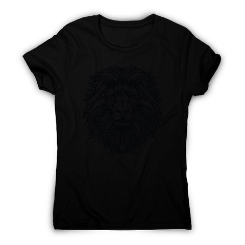 Mandala lion - women's funny illustrations t-shirt - Graphic Gear