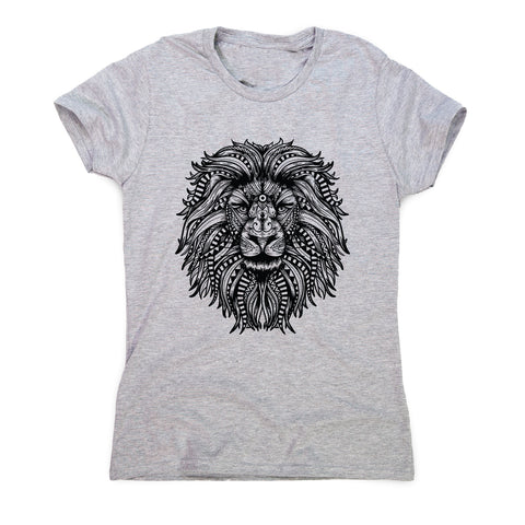 Mandala lion - women's funny illustrations t-shirt - Graphic Gear
