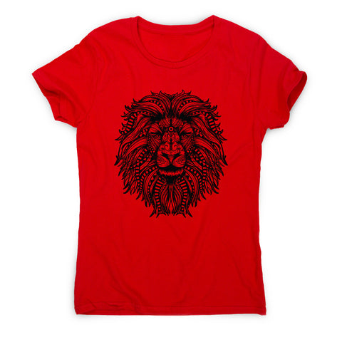 Mandala lion - women's funny illustrations t-shirt - Graphic Gear