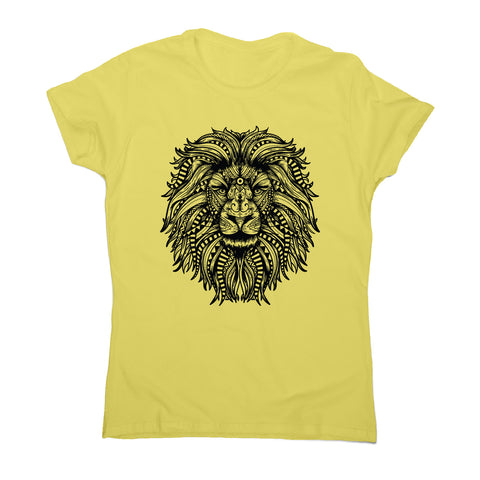 Mandala lion - women's funny illustrations t-shirt - Graphic Gear