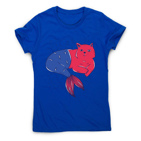 Mermaid cat - women's funny premium t-shirt - Graphic Gear