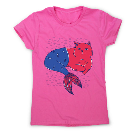 Mermaid cat - women's funny premium t-shirt - Graphic Gear