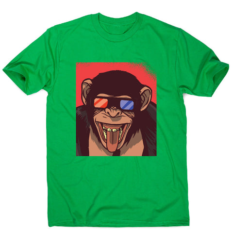Monkey 3d glasses - men's funny premium t-shirt - Graphic Gear