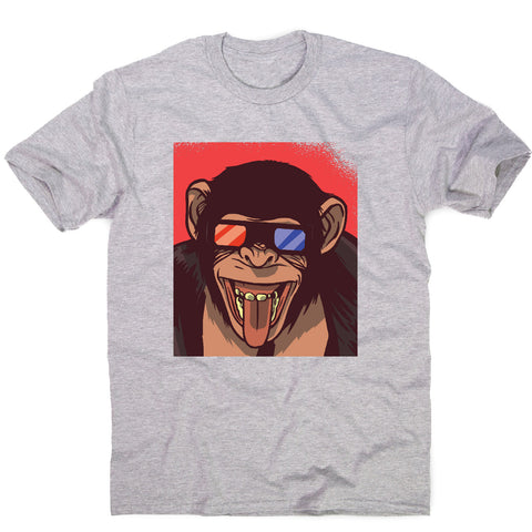 Monkey 3d glasses - men's funny premium t-shirt - Graphic Gear