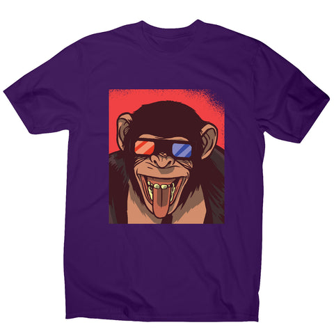 Monkey 3d glasses - men's funny premium t-shirt - Graphic Gear