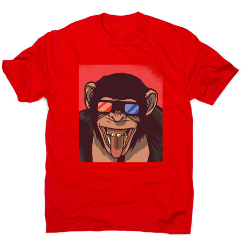 Monkey 3d glasses - men's funny premium t-shirt - Graphic Gear