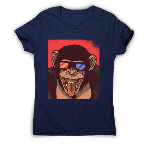 Monkey 3d glasses - women's funny premium t-shirt - Graphic Gear