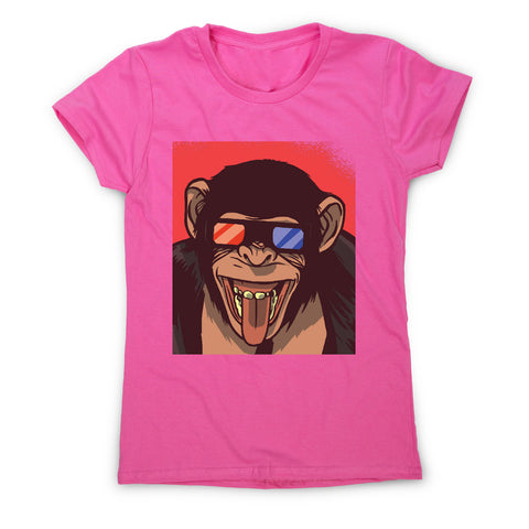 Monkey 3d glasses - women's funny premium t-shirt - Graphic Gear