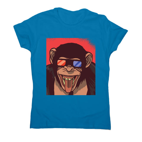 Monkey 3d glasses - women's funny premium t-shirt - Graphic Gear