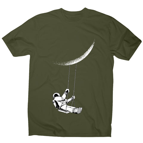 Moon astronaut - men's funny premium t-shirt - Graphic Gear