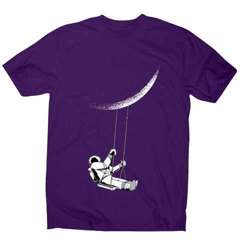 Moon astronaut - men's funny premium t-shirt - Graphic Gear