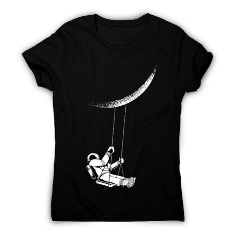 Moon astronaut - women's funny premium t-shirt - Graphic Gear