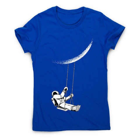 Moon astronaut - women's funny premium t-shirt - Graphic Gear