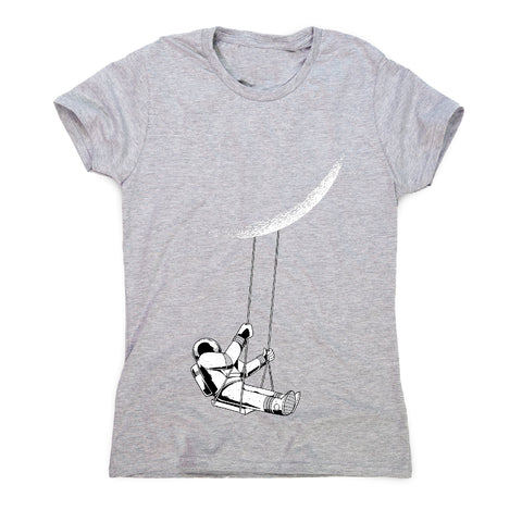 Moon astronaut - women's funny premium t-shirt - Graphic Gear