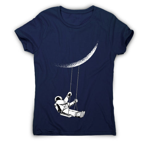 Moon astronaut - women's funny premium t-shirt - Graphic Gear