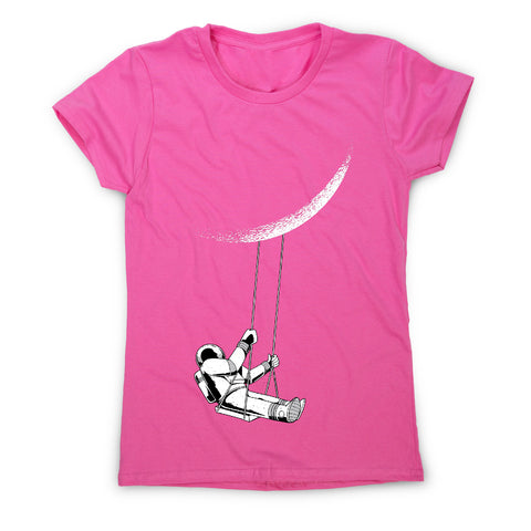 Moon astronaut - women's funny premium t-shirt - Graphic Gear