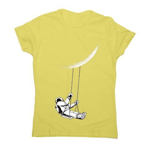 Moon astronaut - women's funny premium t-shirt - Graphic Gear