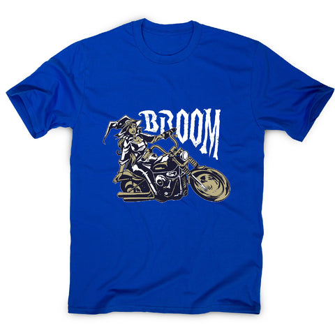 Motorbike witch - men's funny premium t-shirt - Graphic Gear