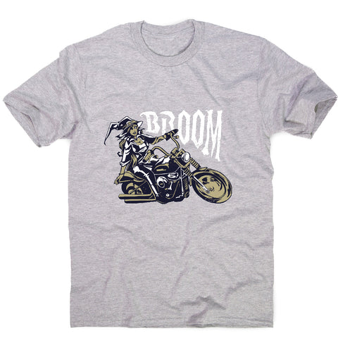 Motorbike witch - men's funny premium t-shirt - Graphic Gear