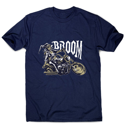 Motorbike witch - men's funny premium t-shirt - Graphic Gear