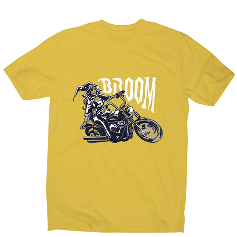 Motorbike witch - men's funny premium t-shirt - Graphic Gear