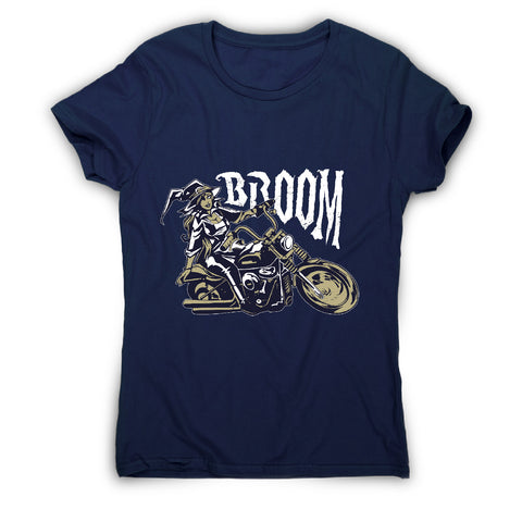 Motorbike witch - women's funny premium t-shirt - Graphic Gear