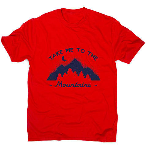 Mountain - outdoor camping men's t-shirt - Graphic Gear