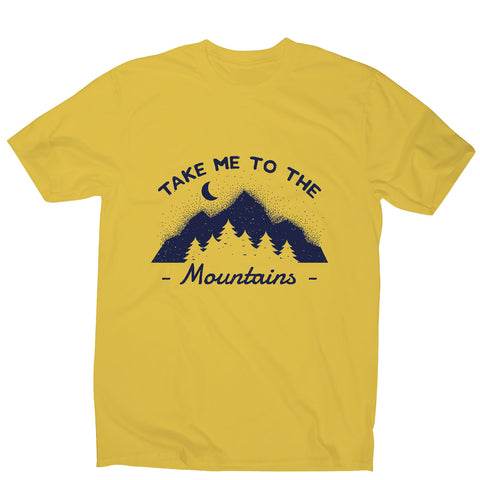 Mountain - outdoor camping men's t-shirt - Graphic Gear