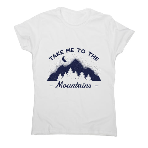 Mountain - outdoor camping women's t-shirt - Graphic Gear