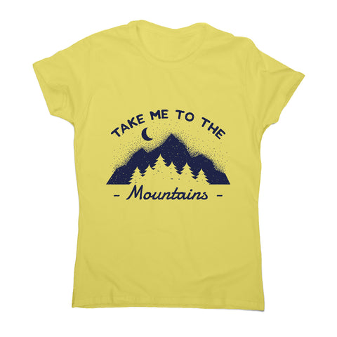 Mountain - outdoor camping women's t-shirt - Graphic Gear