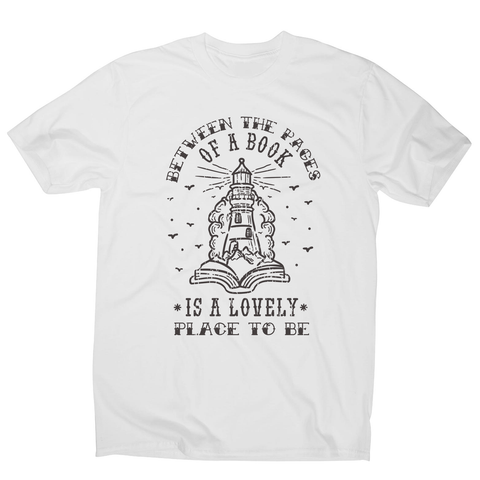 Magical book reading men's t-shirt White