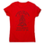 Magical book reading women's t-shirt Red