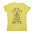 Magical book reading women's t-shirt Yellow