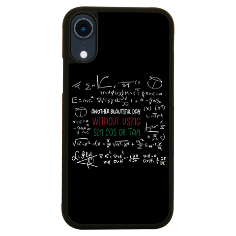 Math science blackboard iPhone case iPhone XR