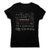 Math science blackboard women's t-shirt Black