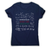 Math science blackboard women's t-shirt Navy