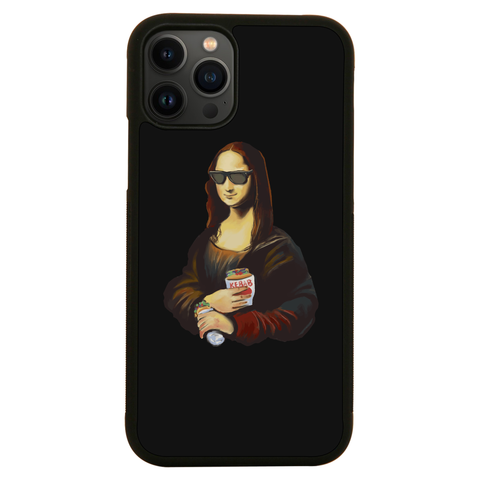 Mona Lisa kebab food painting iPhone case iPhone 13 Pro