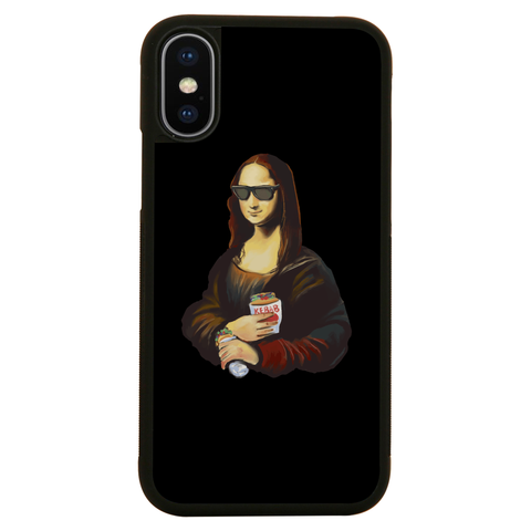 Mona Lisa kebab food painting iPhone case iPhone XS