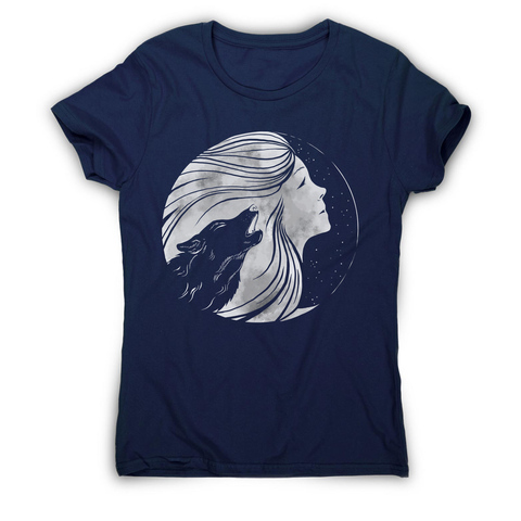 Moon women's t-shirt Navy