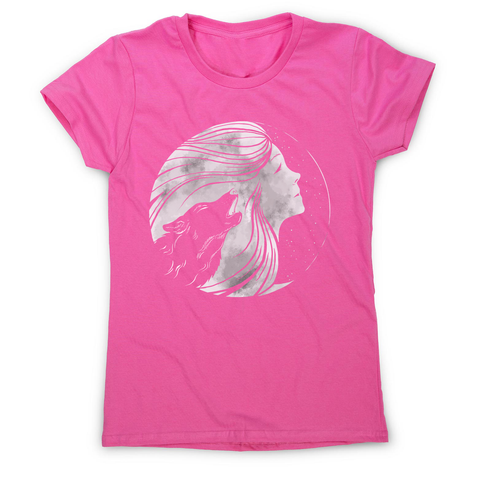 Moon women's t-shirt Pink