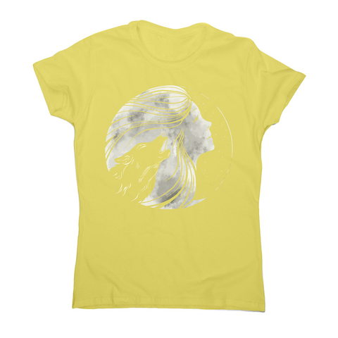Moon women's t-shirt Yellow