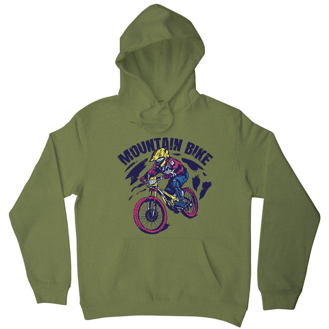 Mountain bike hoodie Olive Green