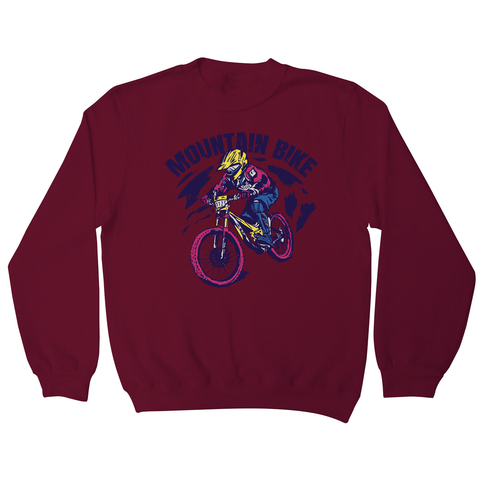 Mountain bike sweatshirt Burgundy