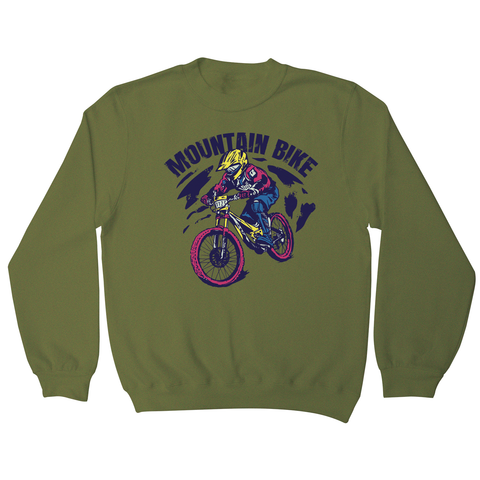 Mountain bike sweatshirt Olive Green