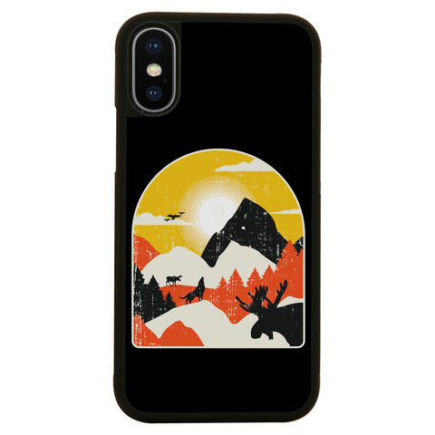 Mountains nature landscape iPhone case iPhone XS