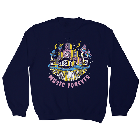 Music forever sweatshirt Navy