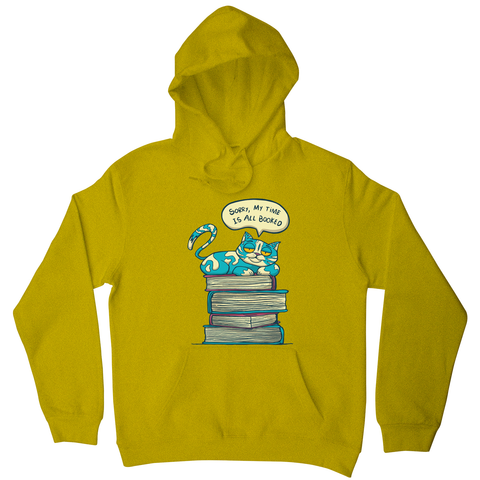 My time is booked hoodie Yellow