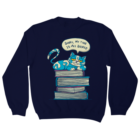 My time is booked sweatshirt Navy