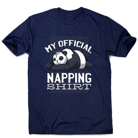 Napping panda - men's funny premium t-shirt - Graphic Gear